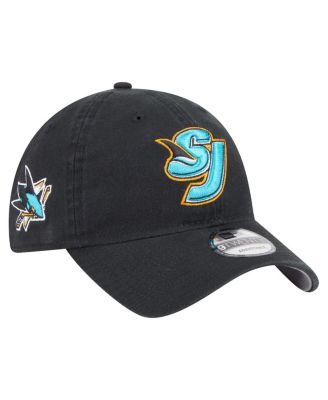 New Era - Men's Black San Jose Sharks Deceptor 9TWENTY Adjustable Hat