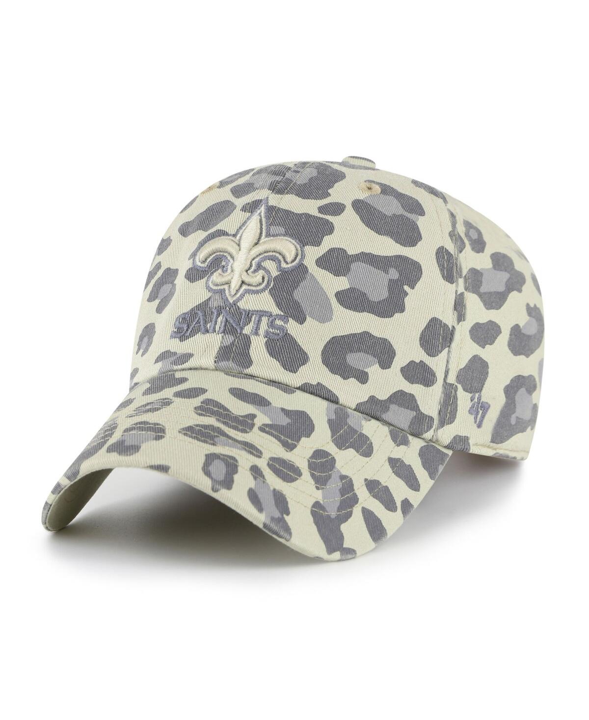47 Brand Women's Gray New Orleans Saints Bagheera Clean Up Adjustable Hat