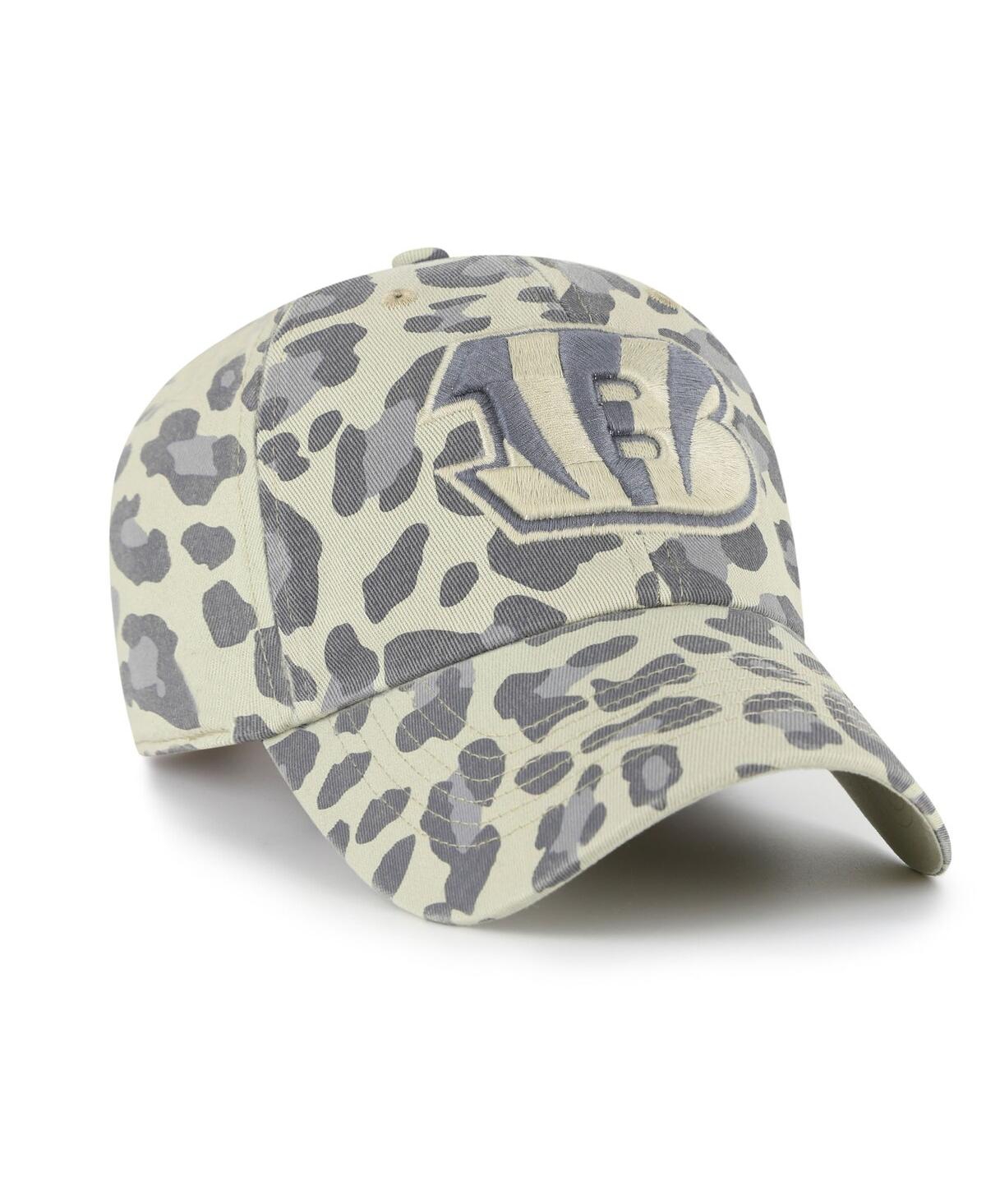 47 Brand Women's Gray Cincinnati Bengals Bagheera Clean Up Adjustable Hat In Neutral