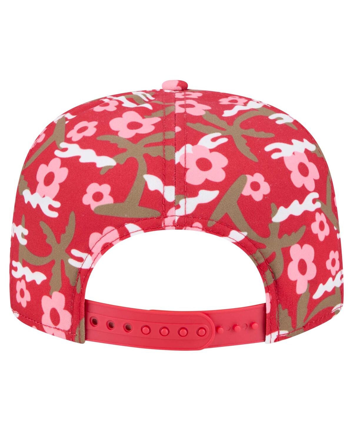 New Era Men's Scarlet San Francisco 49ers Wakey Wakey Golfer Snapback Hat In Red