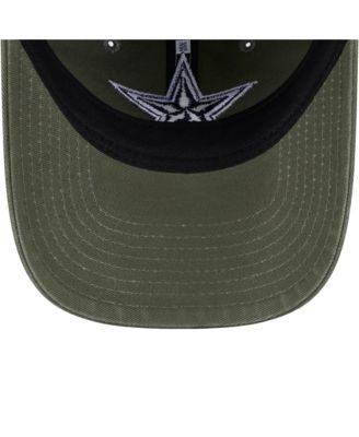 Big Boys and Girls Olive Dallas Cowboys Main 9TWENTY Adjustable Hat