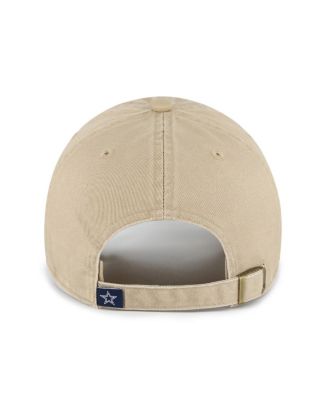 Men's Khaki Dallas Cowboys Tonal Clean-Up Adjustable Hat