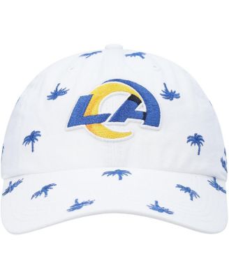 Women's White Los Angeles Rams Confetti Clean Up Adjustable Hat