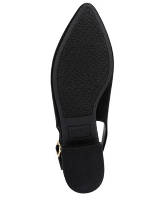 Women's Quator Pointed Toe Slingback Flats