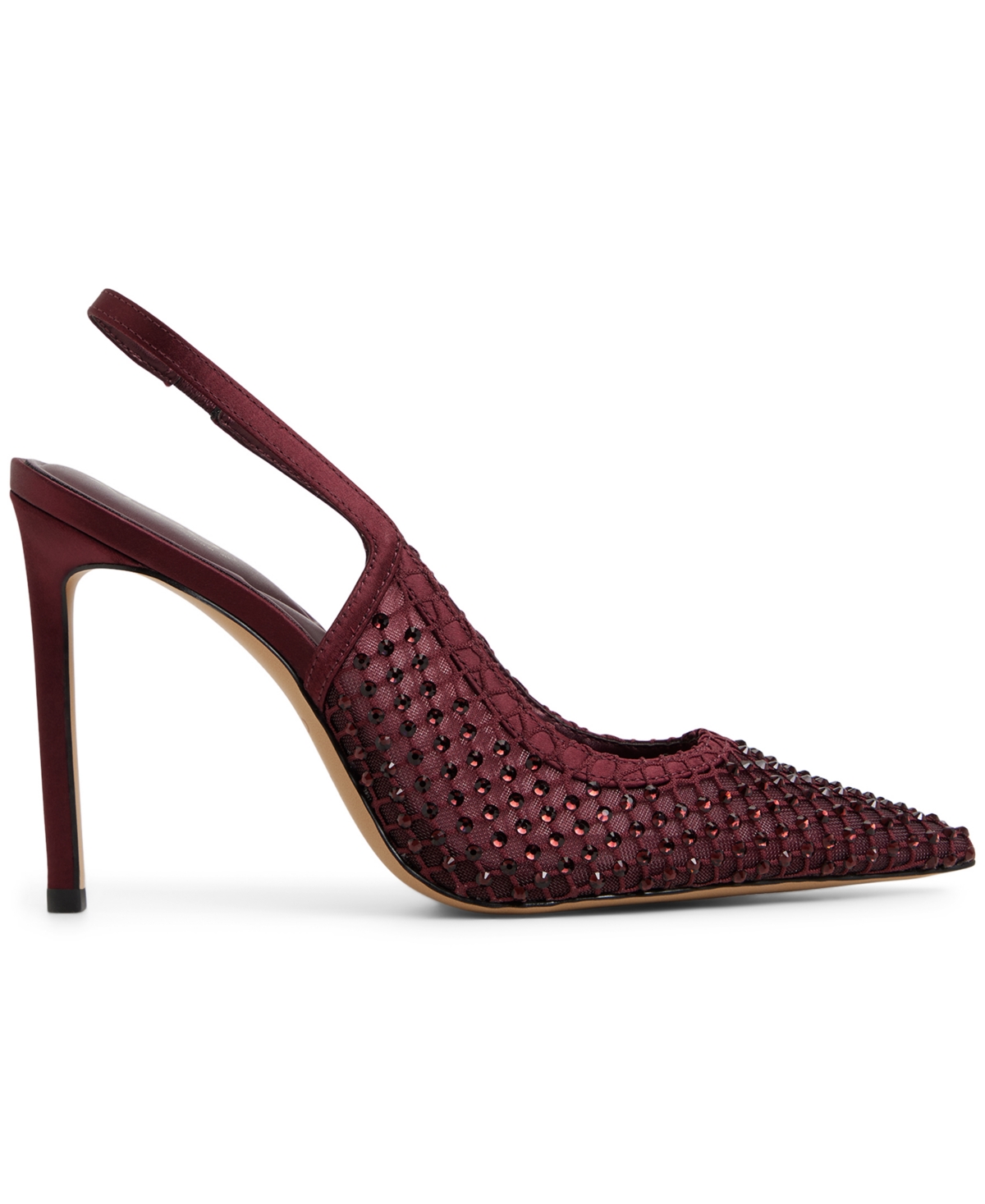 Aldo Marciana Slingback Pointed Toe Pump In Burgundy