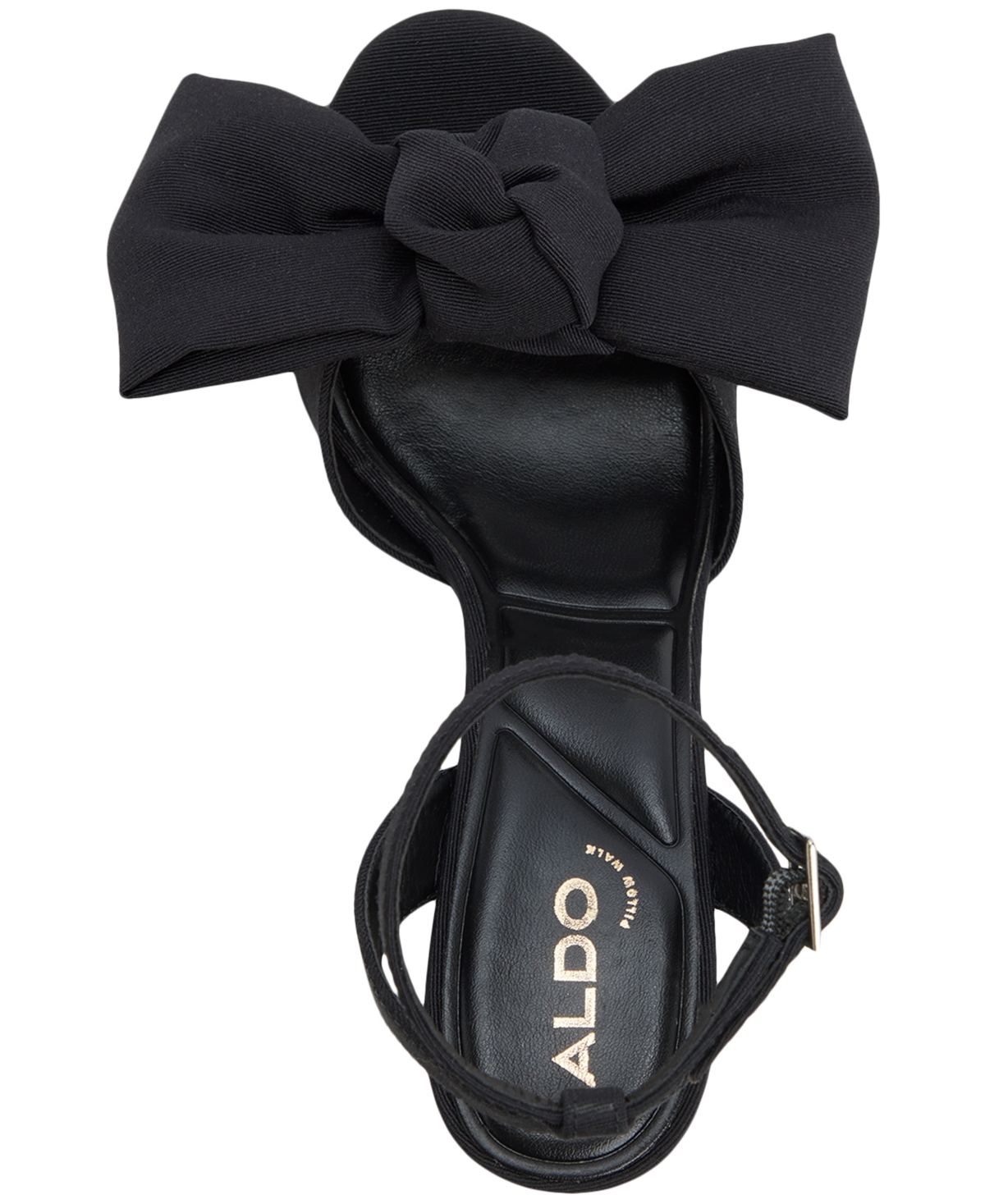 Aldo Luscious Ankle Strap Platform Sandal In Black