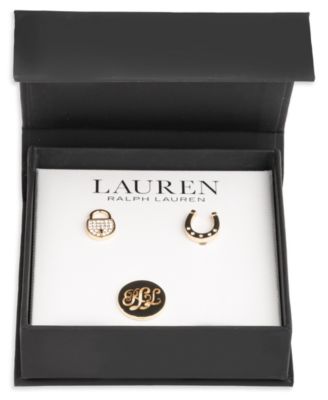 Crystal Gold-Tone 3-Piece Pin Set