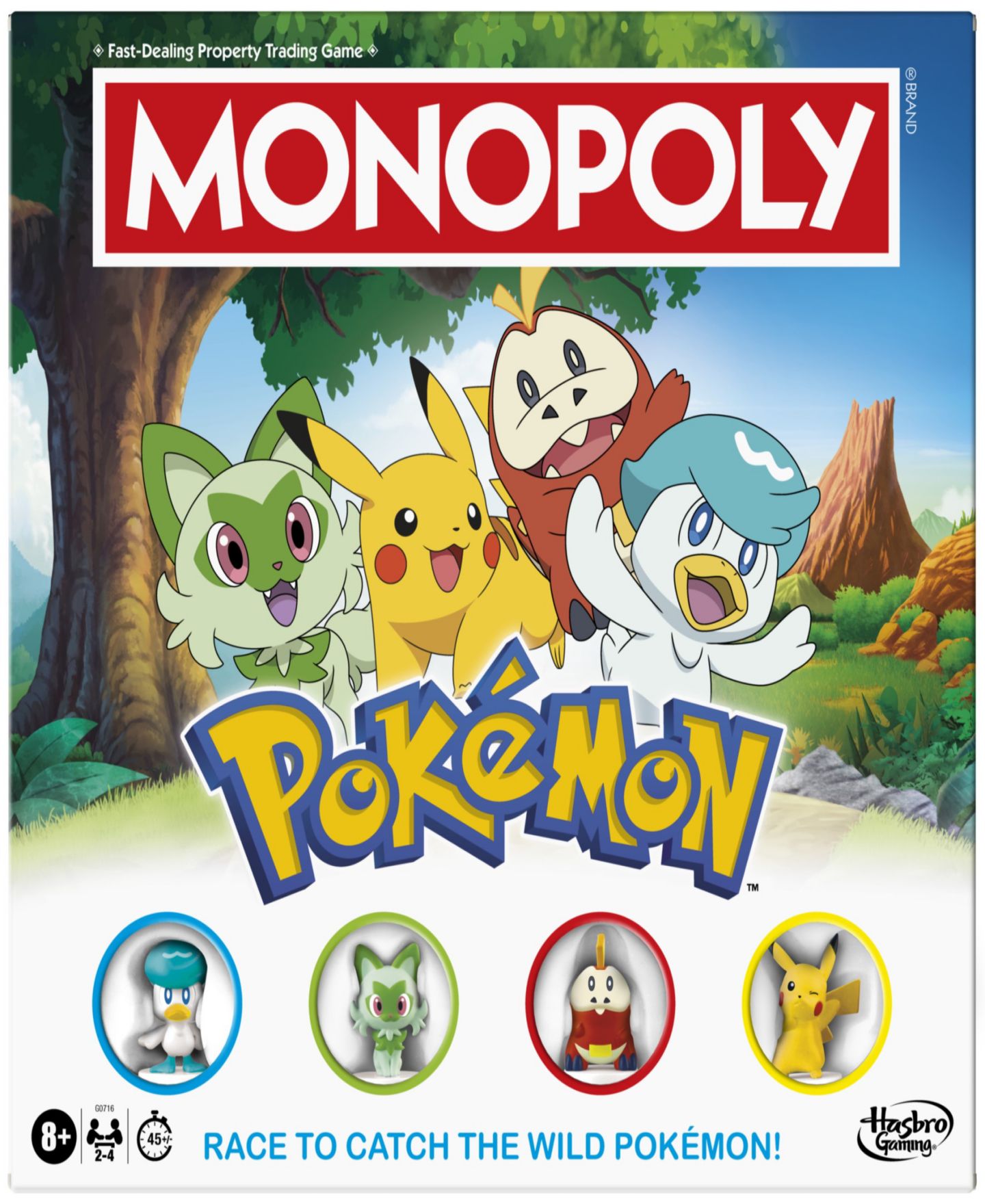Детская настольная игра MONOPOLY Pokémon Edition Board Game, цвет: Разноцветный — фото 1