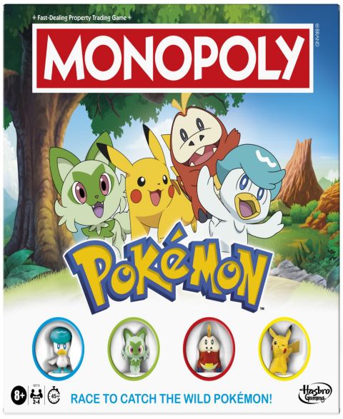 Детская настольная игра MONOPOLY Pokémon Edition Board Game, цвет: Разноцветный