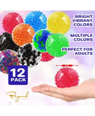 Stress Balls Set – 12 Pack – Fidget Toys for Adults & Kids, Squishy Sensory Balls for Anxiety, Autism, ADHD & Stress Relief