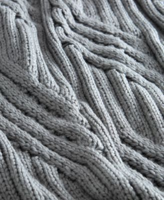 Sweater-Knit Throw, 50" x 60"