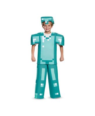 Disguise - Big Boys and Girls Minecraft Armor Prestige Costume