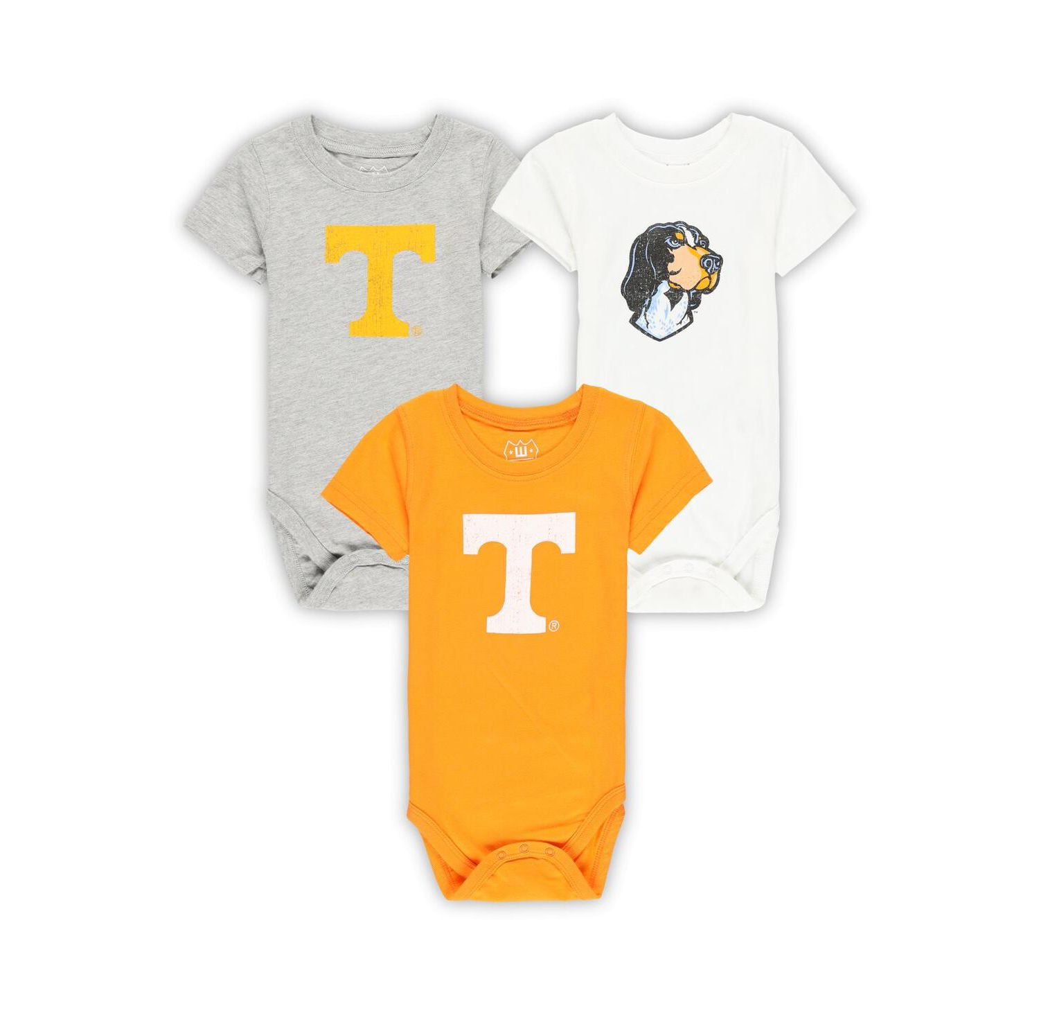 Baby Boys and Girls Tennessee Volunteers 3-Pack Bodysuit Set