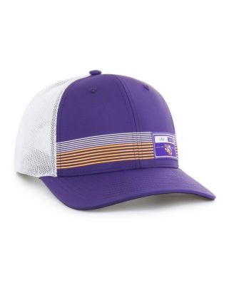 Men's Purple LSU Tigers Rangefinder Brrr Trucker Adjustable Hat