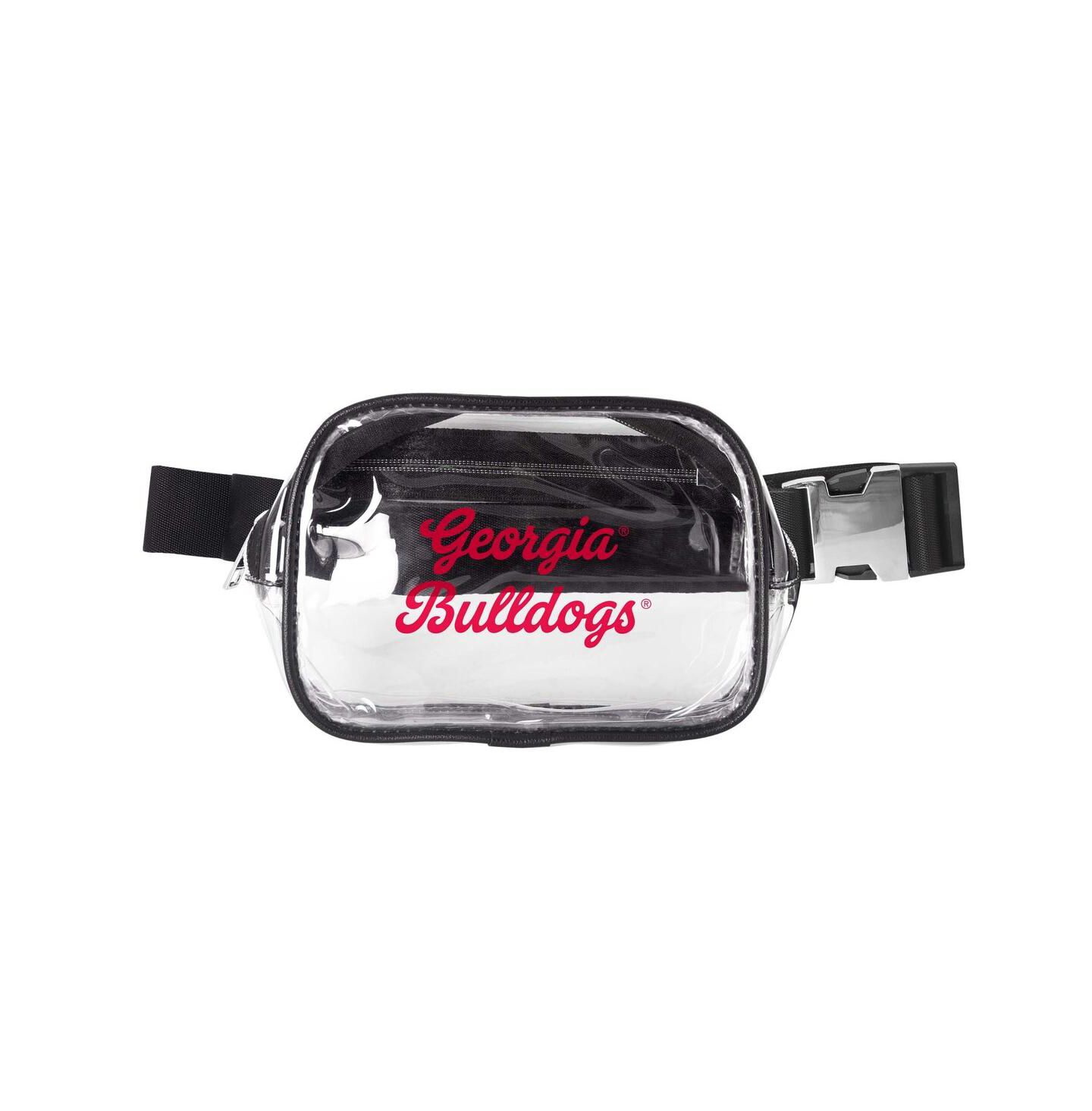 Женская сумка Logo Brands Georgia Bulldogs Clear Belt — фото 1