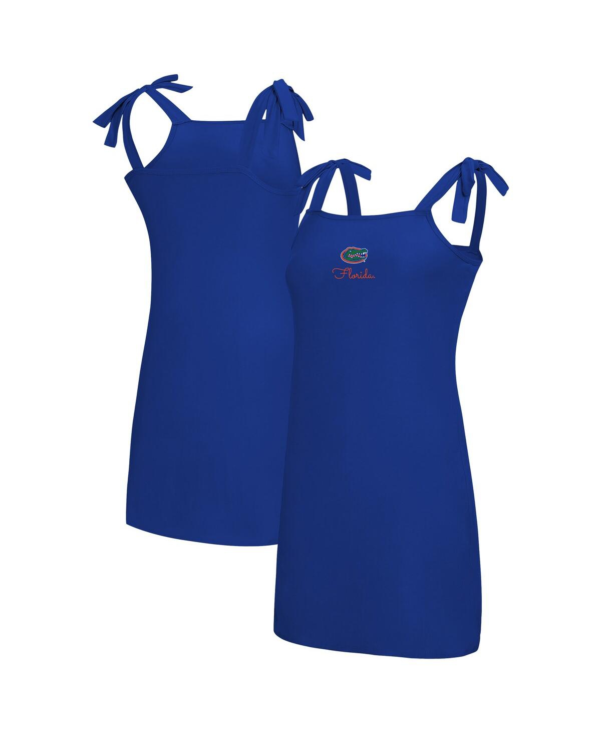 Concepts Sport Women's Royal Florida Gators Tie-shoulder Nightdress In Blue