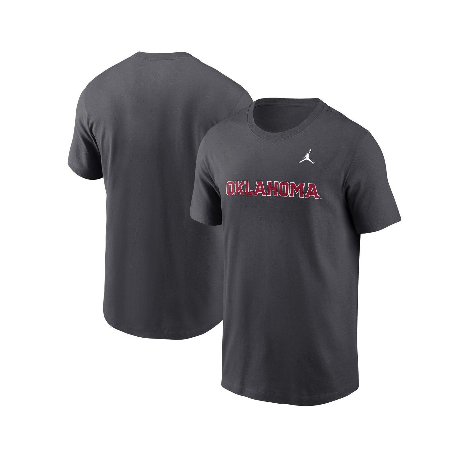 Men's Anthracite Oklahoma Sooners Primetime Wordmark T-Shirt