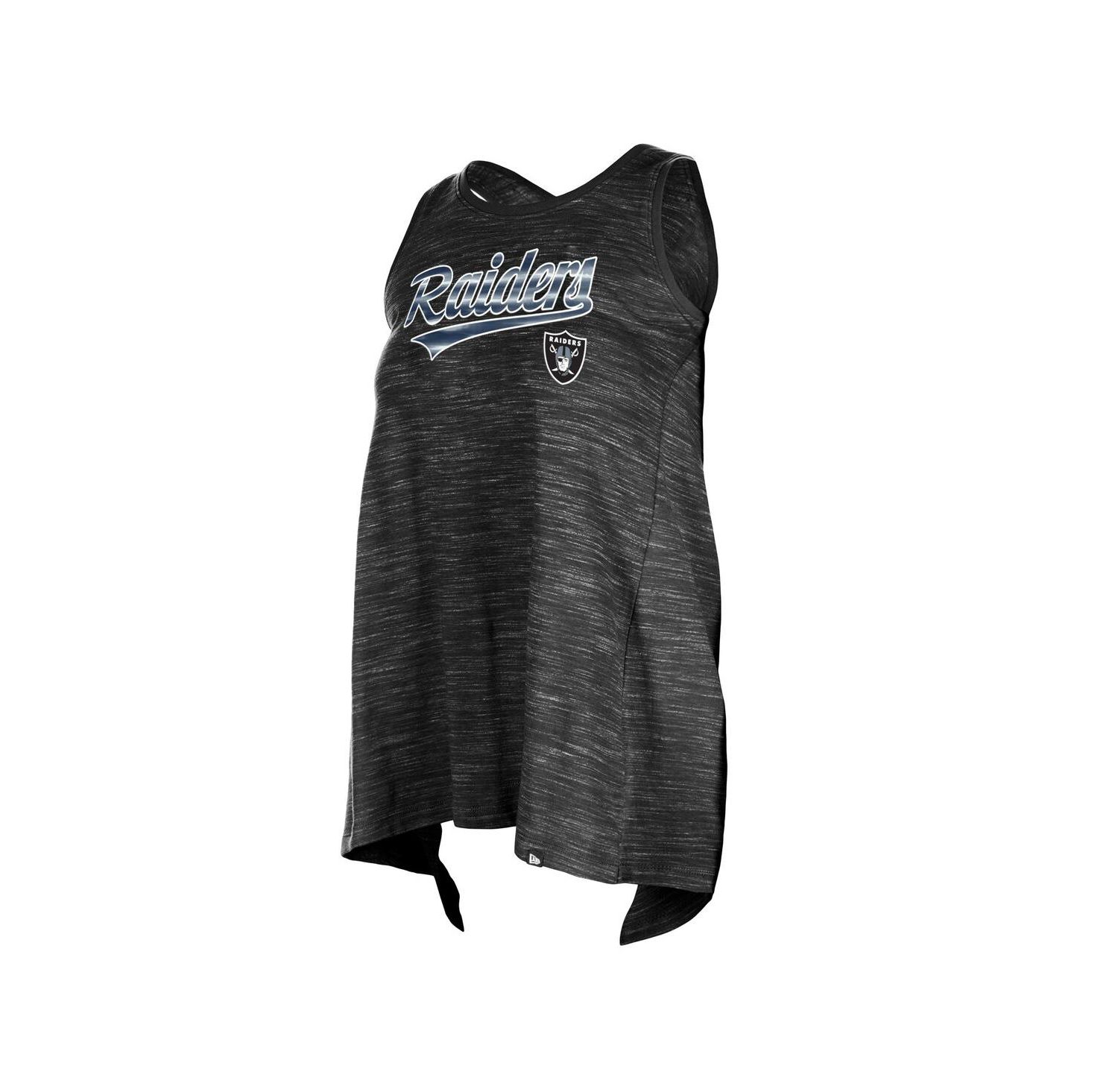Women's Black Las Vegas Raiders Space Dye Active Tank Top