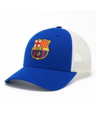 1863FC - Men's Royal Barcelona Washed Trucker Adjustable Hat