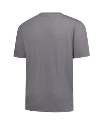 Men's Heather Gray Cincinnati Bengals Big Tall Top Notch T-Shirt