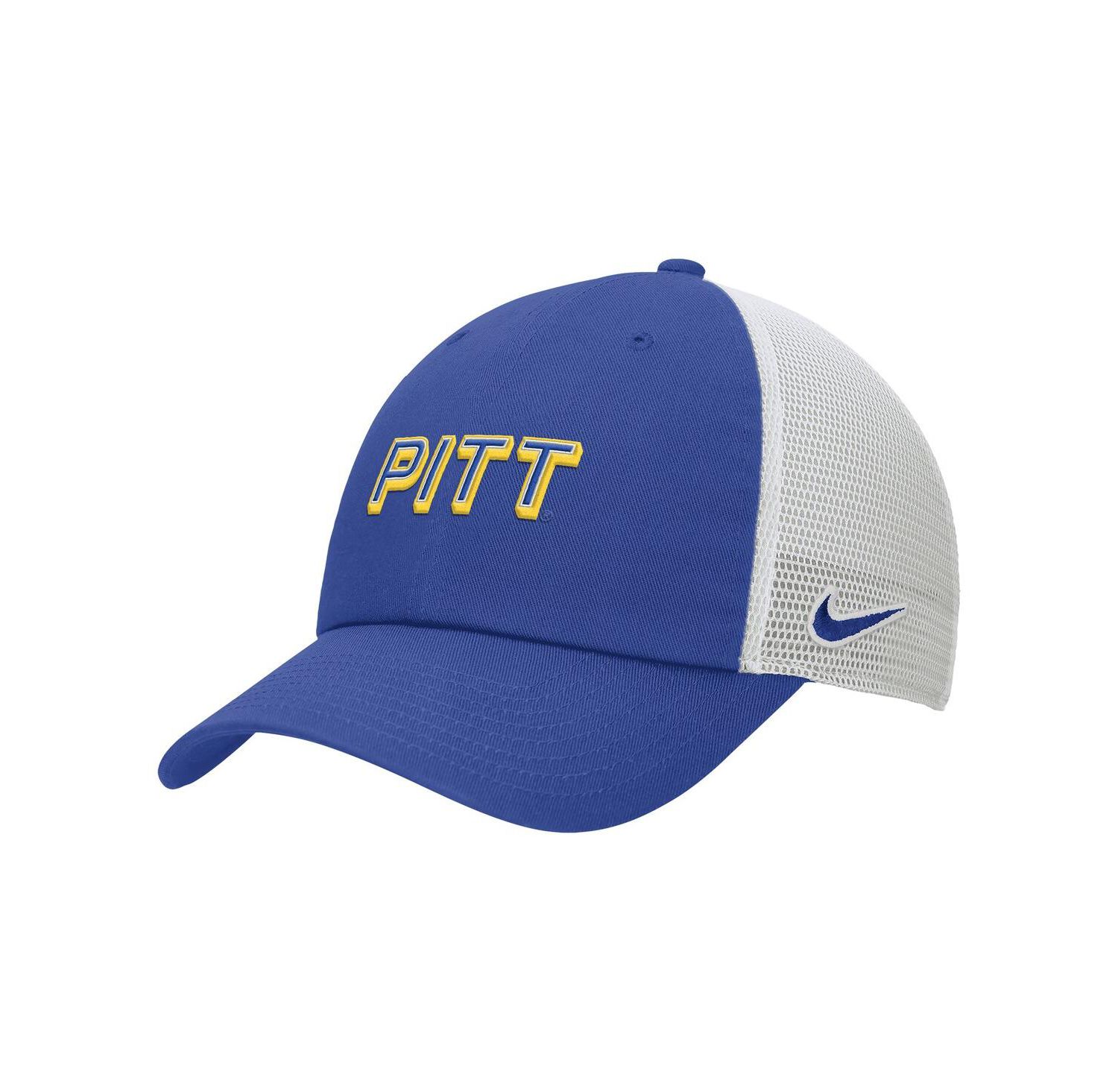 Men's Royal Pitt Panthers On-Field Club Adjustable Trucker Hat