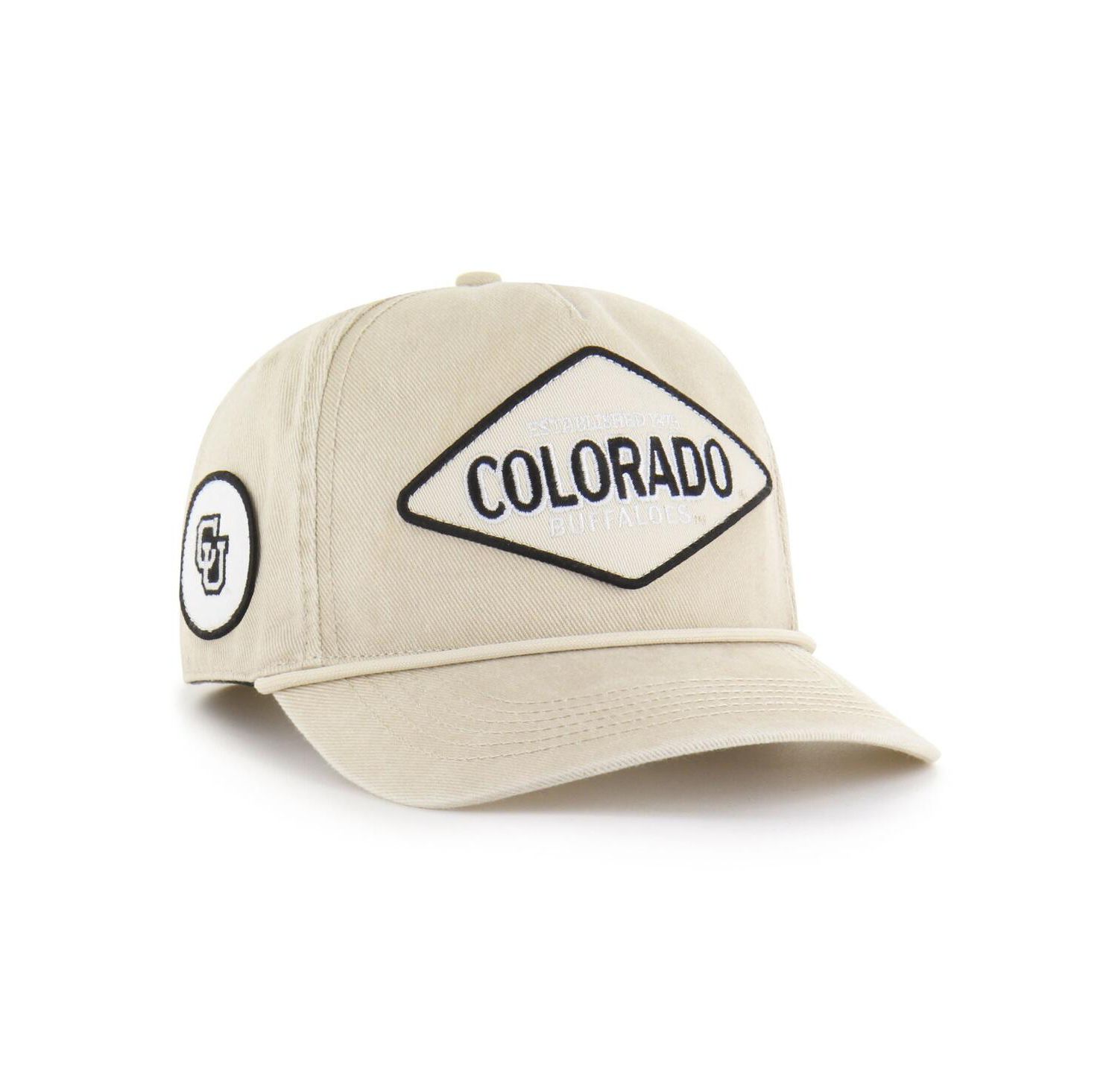 Men's and Women's Cream Colorado Buffaloes Outdoorsmen Cairn Hitch Adjustable Hat