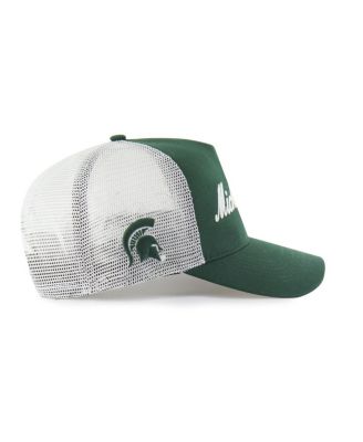 Men's and Women's Dark Green Michigan State Spartans Contemporary Basics Foundation Trucker Hitch Adjustable Hat
