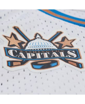 Men's Alexander Ovechkin White Washington Capitals Maxed Out Fashion Basketball Jersey