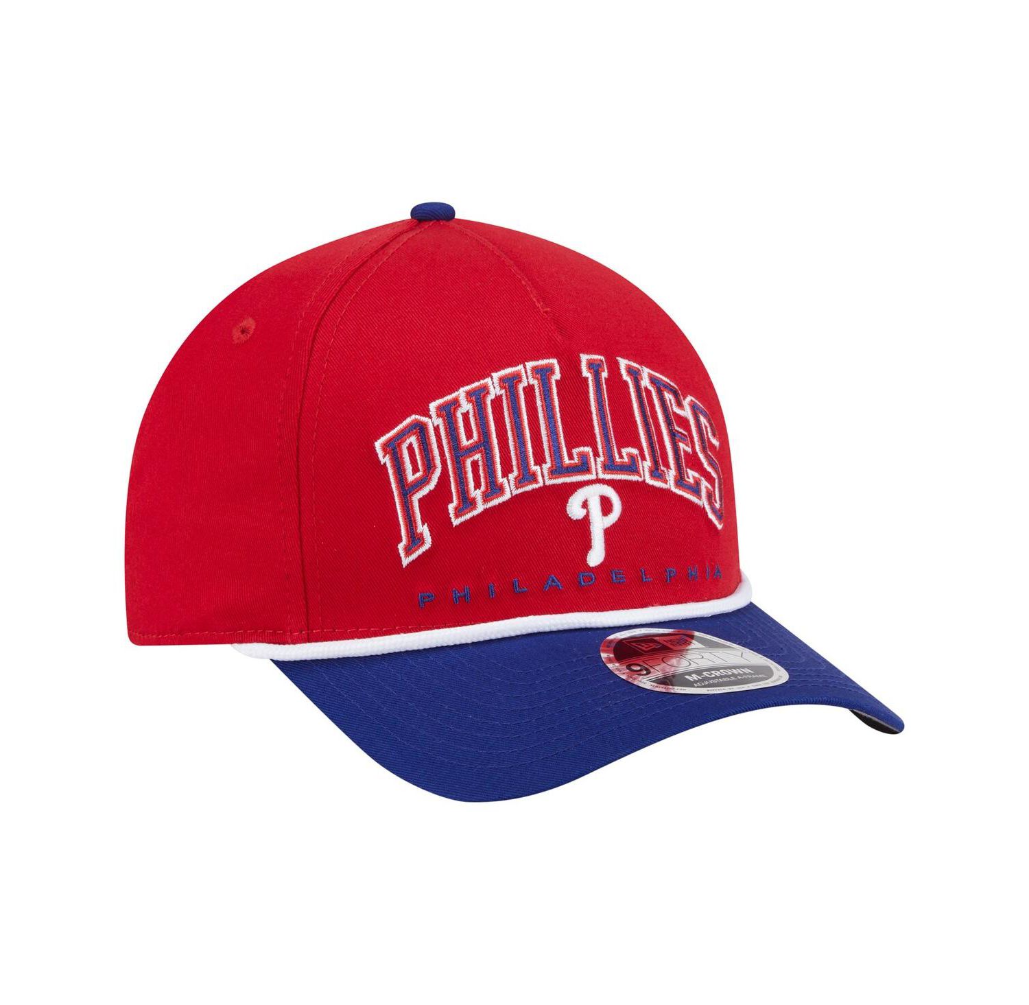 Men's Red/Royal Philadelphia Phillies Arch 9FORTY A-Frame M-Crown Adjustable Hat