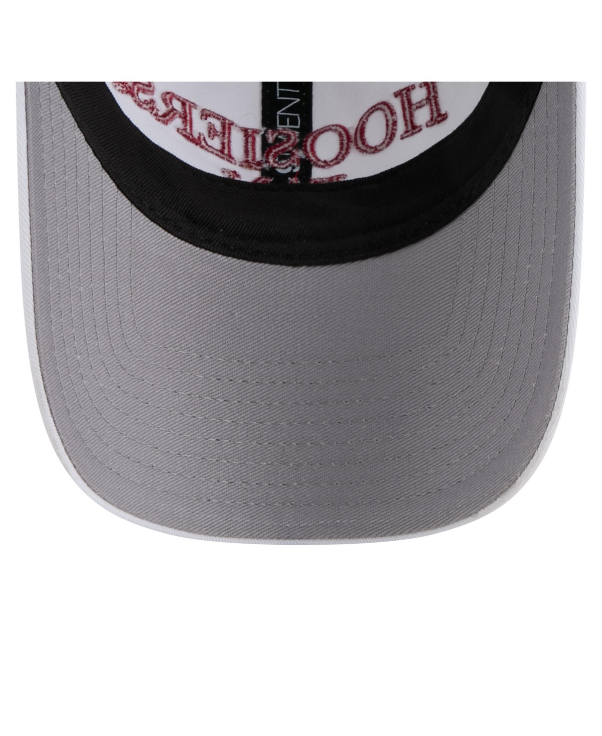 New Era Men's White Indiana Hoosiers Fan 9twenty Adjustable Hat In White