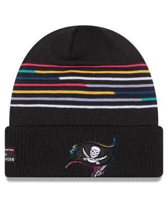 New Era - Men's Black Tampa Bay Buccaneers 2025 NFL Crucial Catch Cuffed Knit Hat