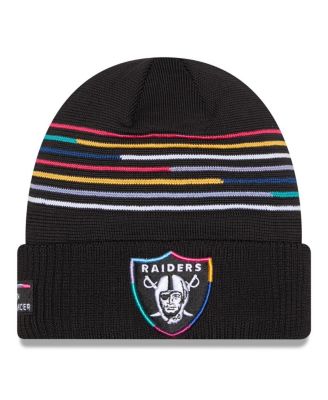 New Era - Men's Black Las Vegas Raiders 2025 NFL Crucial Catch Cuffed Knit Hat