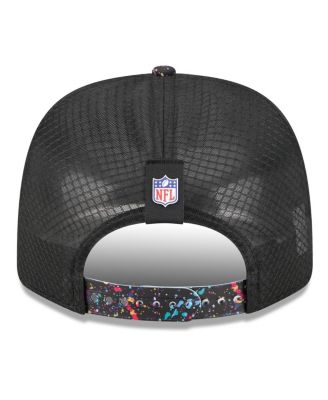 Men's Black New York Jets 2025 NFL Crucial Catch 9SEVENTY Adjustable Hat