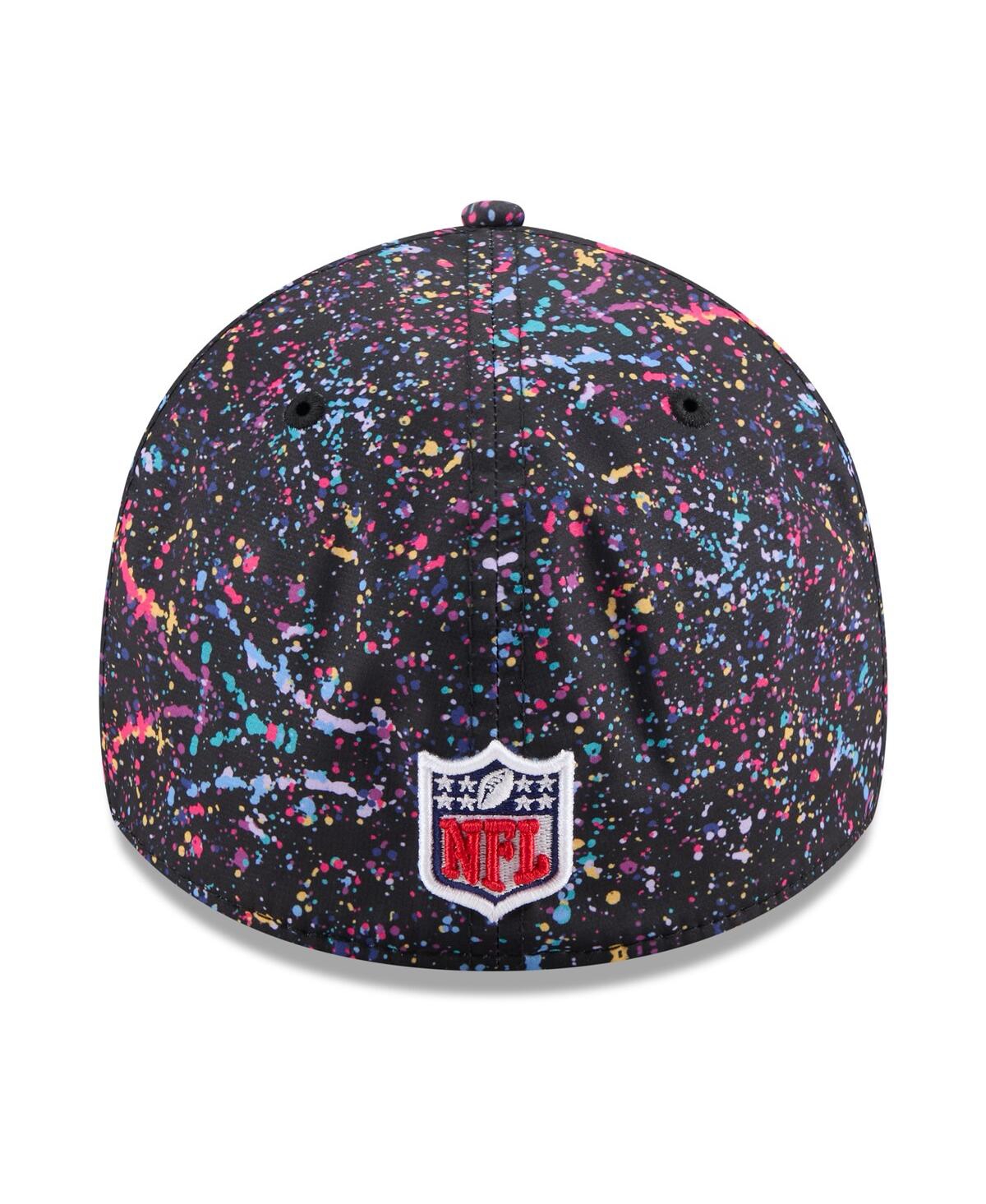 New Era Men's Black San Francisco 49ers 2025 Nfl Crucial Catch 39thirty Flex Hat In Multi