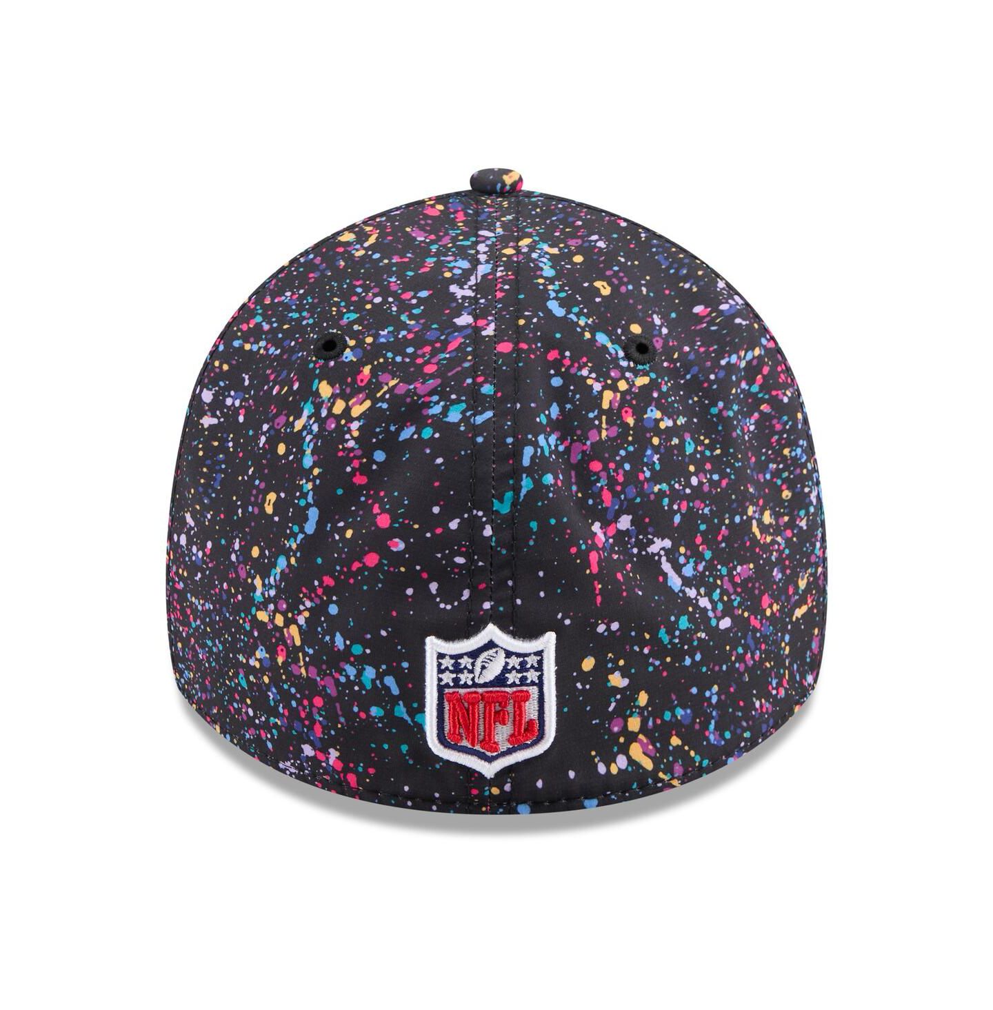 Мужская кепка New Era Black New York Jets 2025 NFL Crucial Catch 39THIRTY Flex Hat — фото 4