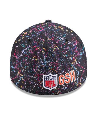 Men's Black Chicago Bears 2025 NFL Crucial Catch 39THIRTY Flex Hat