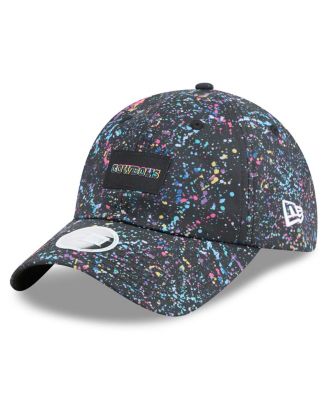 Women's Black Dallas Cowboys 2025 NFL Crucial Catch Pony Tail Adjustable Hat