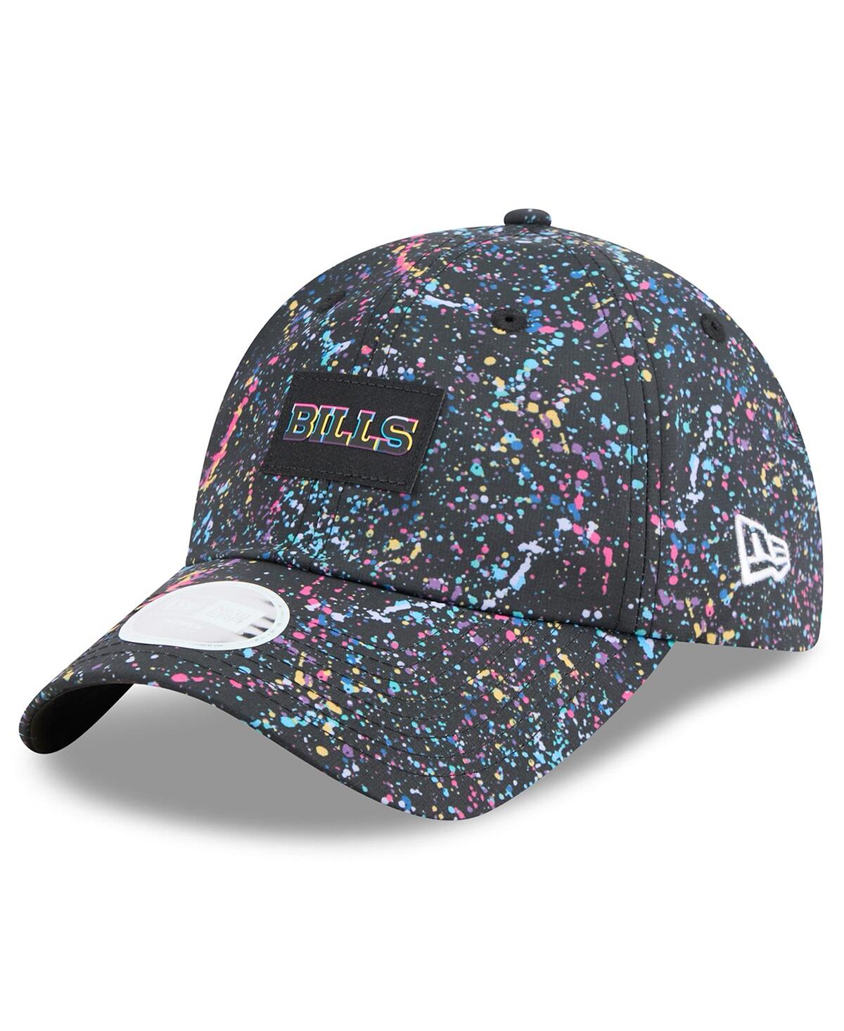 New Era Women's Black Buffalo Bills 2025 Nfl Crucial Catch Pony Tail Adjustable Hat In Black