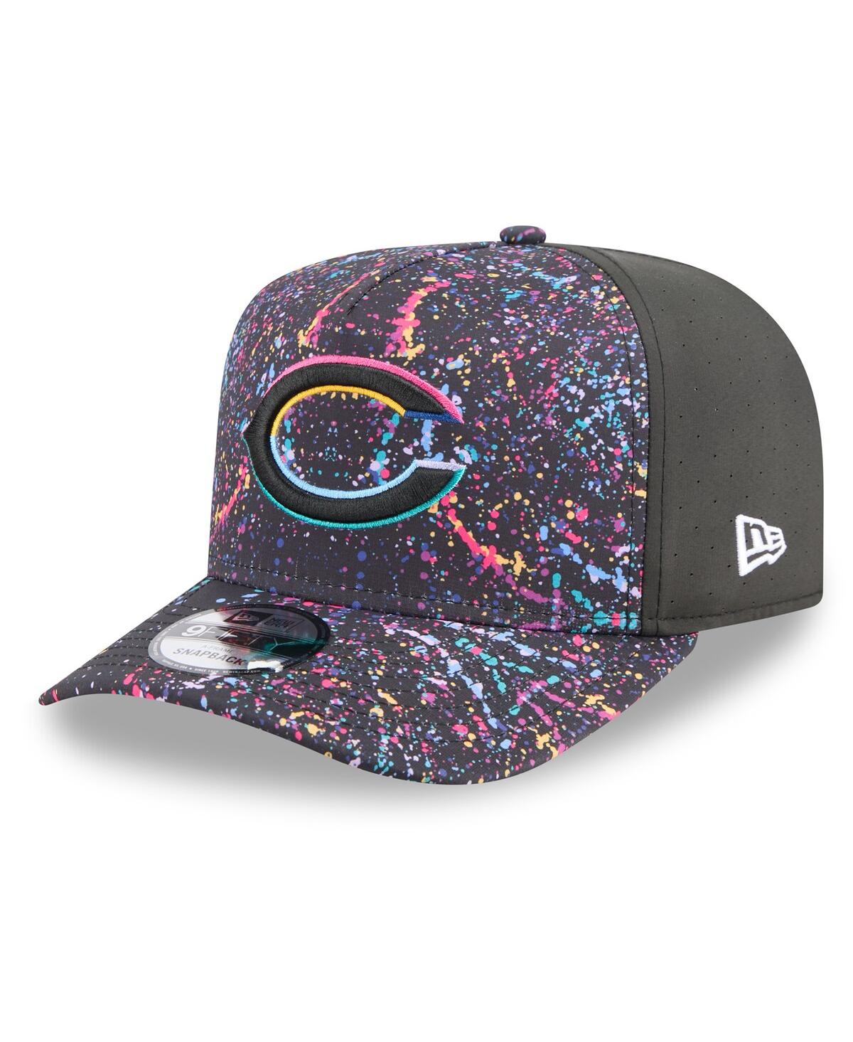 New Era Men's Black Chicago Bears 2025 Nfl Crucial Catch A-frame 9fifty Snapback Hat In Black