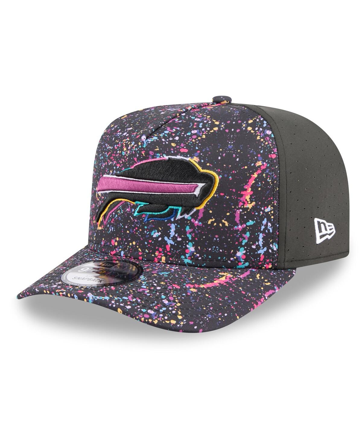 New Era Men's Black Buffalo Bills 2025 Nfl Crucial Catch A-frame 9fifty Snapback Hat In Black