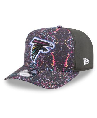 Men's Black Atlanta Falcons 2025 NFL Crucial Catch A-Frame 9FIFTY Snapback Hat