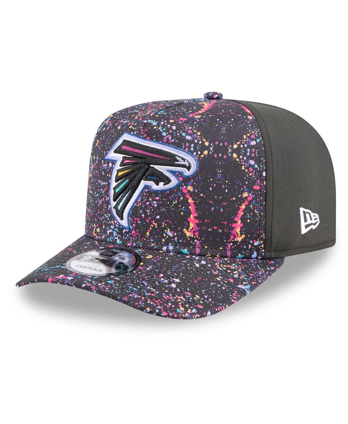 New Era Men's Black Atlanta Falcons 2025 Nfl Crucial Catch A-Frame 9FIFTY Snapback Hat