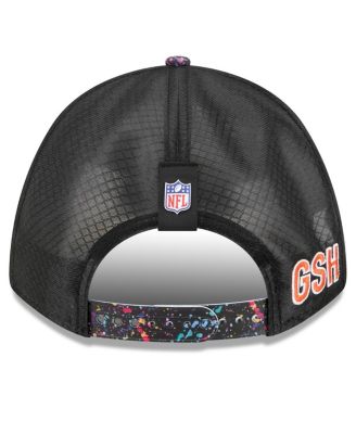 Big Boys and Girls Black Chicago Bears 2025 NFL Crucial Catch 9FORTY Adjustable Hat