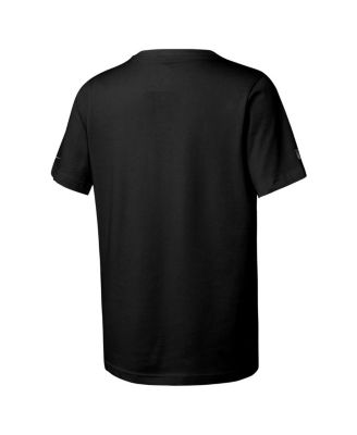 Big Boys and Girls Black Las Vegas Raiders Sideline Team Issue T-Shirt