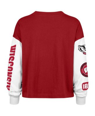 Women's Red Wisconsin Badgers Sydney Long Sleeve T-Shirt
