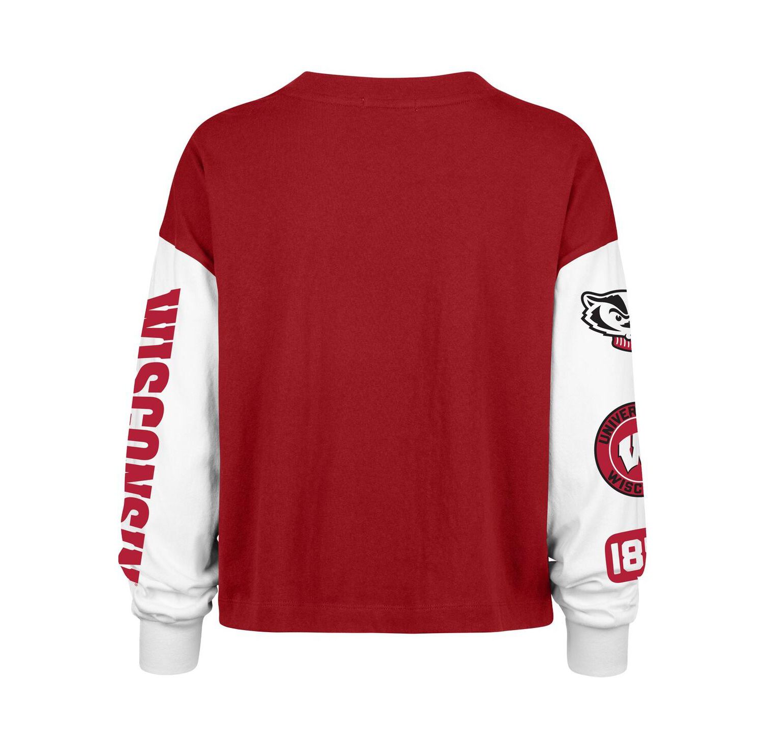 Women's Red Wisconsin Badgers Sydney Long Sleeve T-Shirt