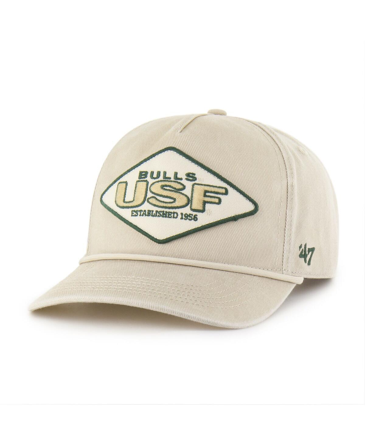 47 Brand Men's And Women's Cream South Florida Bulls Outdoorsmen Cairn Hitch Adjustable Hat In Neutral