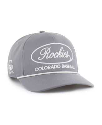 Men's Gray Colorado Rockies Foundational Hitch Adjustable Hat