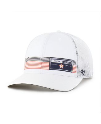'47 Brand - Men's White Houston Astros Rangefinder Brrr Trucker Adjustable Hat
