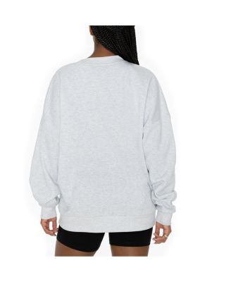 Women's Ash Alabama Crimson Tide Premium Fleece Pullover Sweatshirt